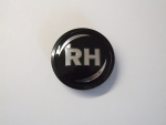 RH Center Cap 58 mm black