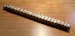 Folding ruler, 39 inches / 1 meter, natur
