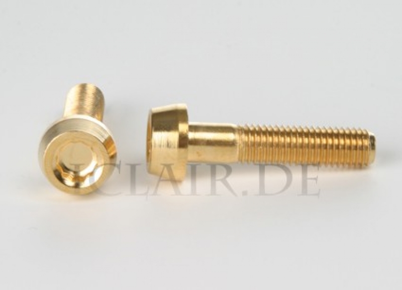 Rim screw M7x32 gold