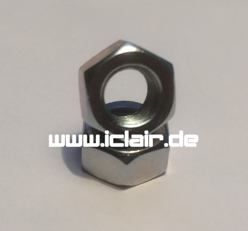 Nut M7 DIN934 zinc plated